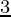 \frac{3}{π} 