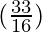 √(\frac{33}{16})