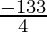 \frac{-1± √33}{4}