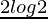 \frac{2log2}{π}