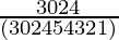 \frac{3024}{(3024×5×4×3×2×1)}