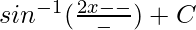 sin^{-1}(\frac{2x-α-β}{α-β})+C