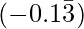 (-0.1\bar{3})