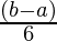  \frac{(b-a)}{6} 