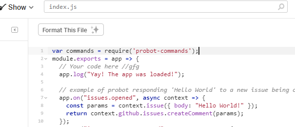 probotcommands模块已添加到indexjs