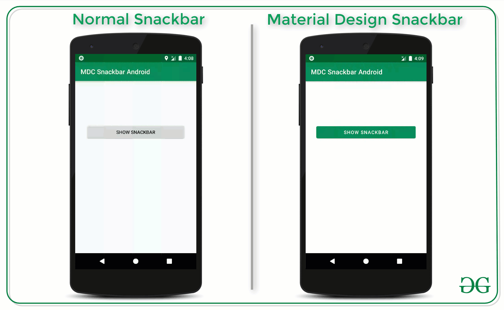 Android中的Snackbar材质设计组件