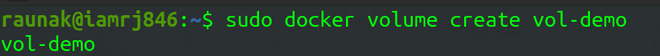 创建Docker卷
