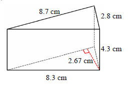 三角棱镜测验3的表面积