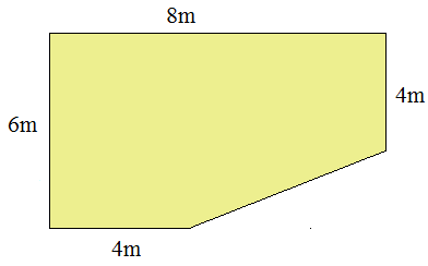 涉及矩形和三角形的区域Quiz7