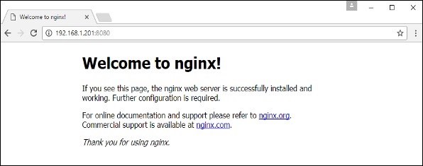 NGINX容器