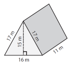 用网寻找三角棱镜Quiz2的表面积