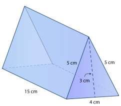 用网寻找三角棱镜Quiz6的表面积