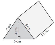 用网寻找三角棱镜Quiz7的表面积