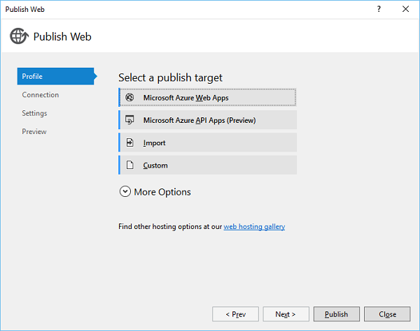 Microsoft Azure Web应用程序