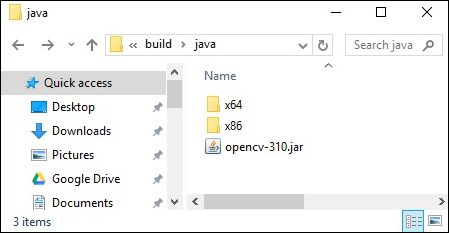 OpenCV Jar文件