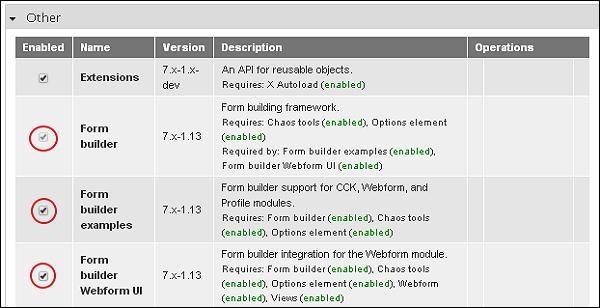 Drupal表单模块