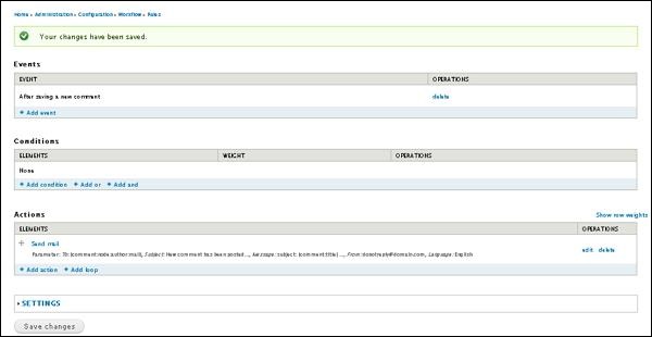 drupal电子邮件通知