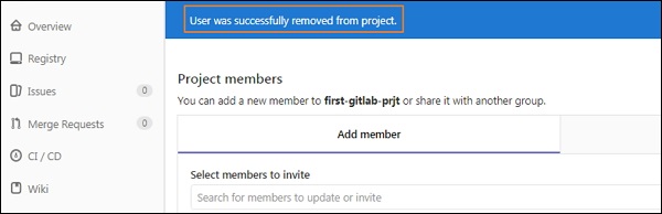 GitLab删除用户