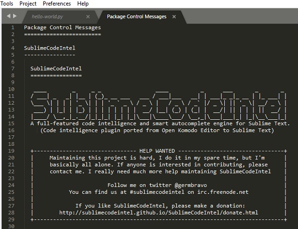 SublimeCodeIntel插件安装步骤3