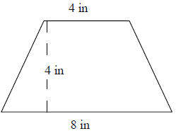 通过使用三角形和矩形Quiz4在网格上找到梯形的面积