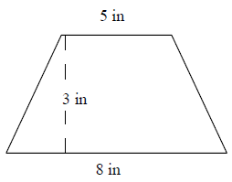 通过使用三角形和矩形Quiz5在网格上找到梯形的面积