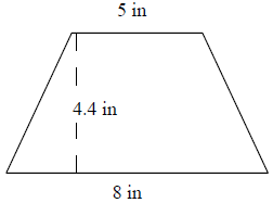 通过使用三角形和矩形Quiz9在网格上找到梯形的面积