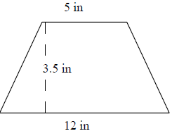 通过使用三角形和矩形Quiz10在网格上找到梯形的面积