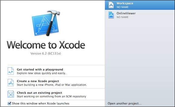 开启Xcode