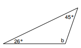 查找给定两个角度的三角形的角度测量在线测验7.9
