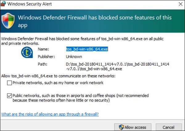 Windows安全警报
