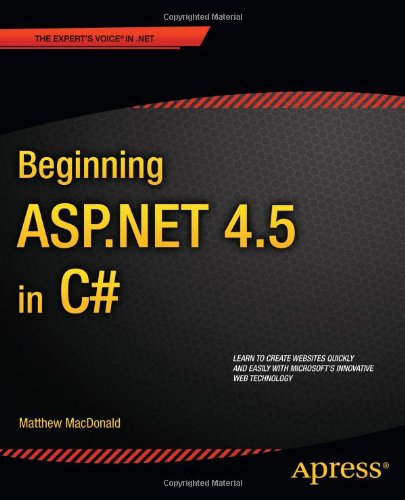 在C＃中开始ASP.NET 4.5