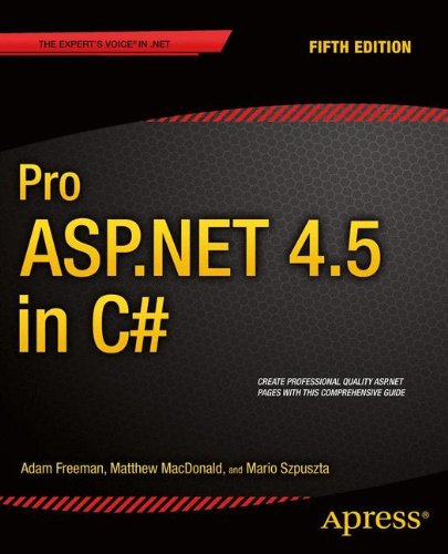 C＃中的Pro ASP.NET 4.5