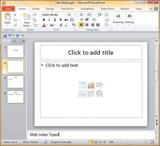 Microsoft PowerPoint 2010