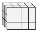 由单位立方体Quiz2制成的直角棱镜的表面积