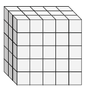 由单位立方体Quiz3制成的直角棱镜的表面积