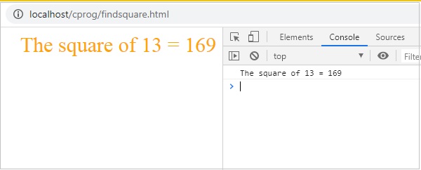 查找Square HTML