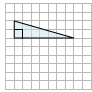 在网格Quiz2上找到直角三角形的面积