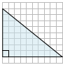 在网格Quiz8上找到直角三角形的区域