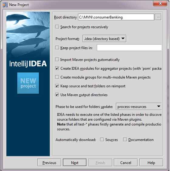 IntelliJ IDEA中的“新建项目”，步骤3。