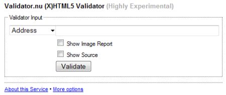 Validator.nu（X）HTML5验证程序