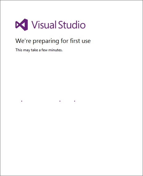 Visual Studio开始菜单