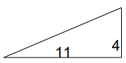 查找直角三角形或其相应矩形的区域Quiz4