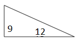 查找直角三角形或其对应矩形的区域Quiz9