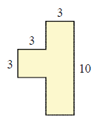 分段矩形图形Quiz7的面积