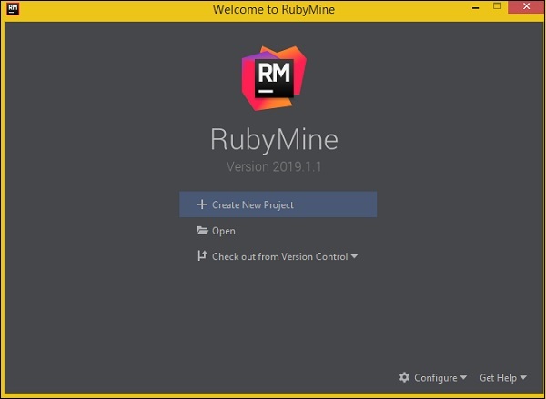 RubyMine已安装